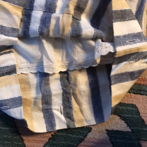 Striped Linen Skirt - Picture 3 of 5